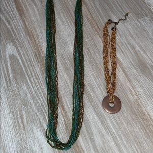 Bundle of 2 beaded necklaces from Nordstroms